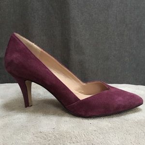 Luscious Kelly & Katie plum suede pumps 😊👠💃🏻